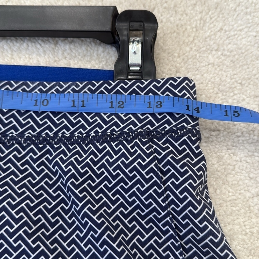 RLX Ralph Lauren Pleated Golf Skirt sz XS navy blue geometric - Picture 6 of 6